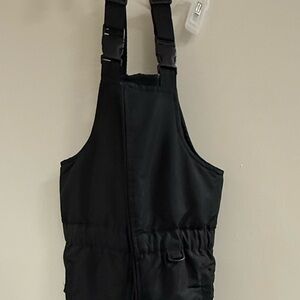 Snow pants boys 10/12 Black Zip-Up